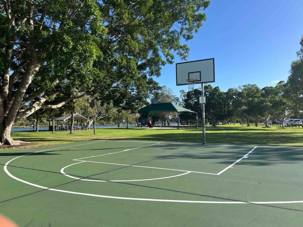 Charles Holm Park Basket Ball Court and Kids Playground